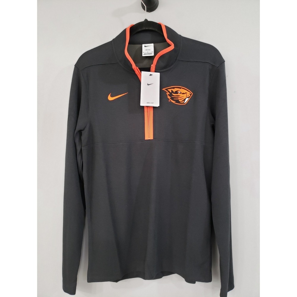 NEW SIZE SMALL Nike Oregon State Beavers quarter zip pullover long sleeve ncaa - Picture 6 of 6